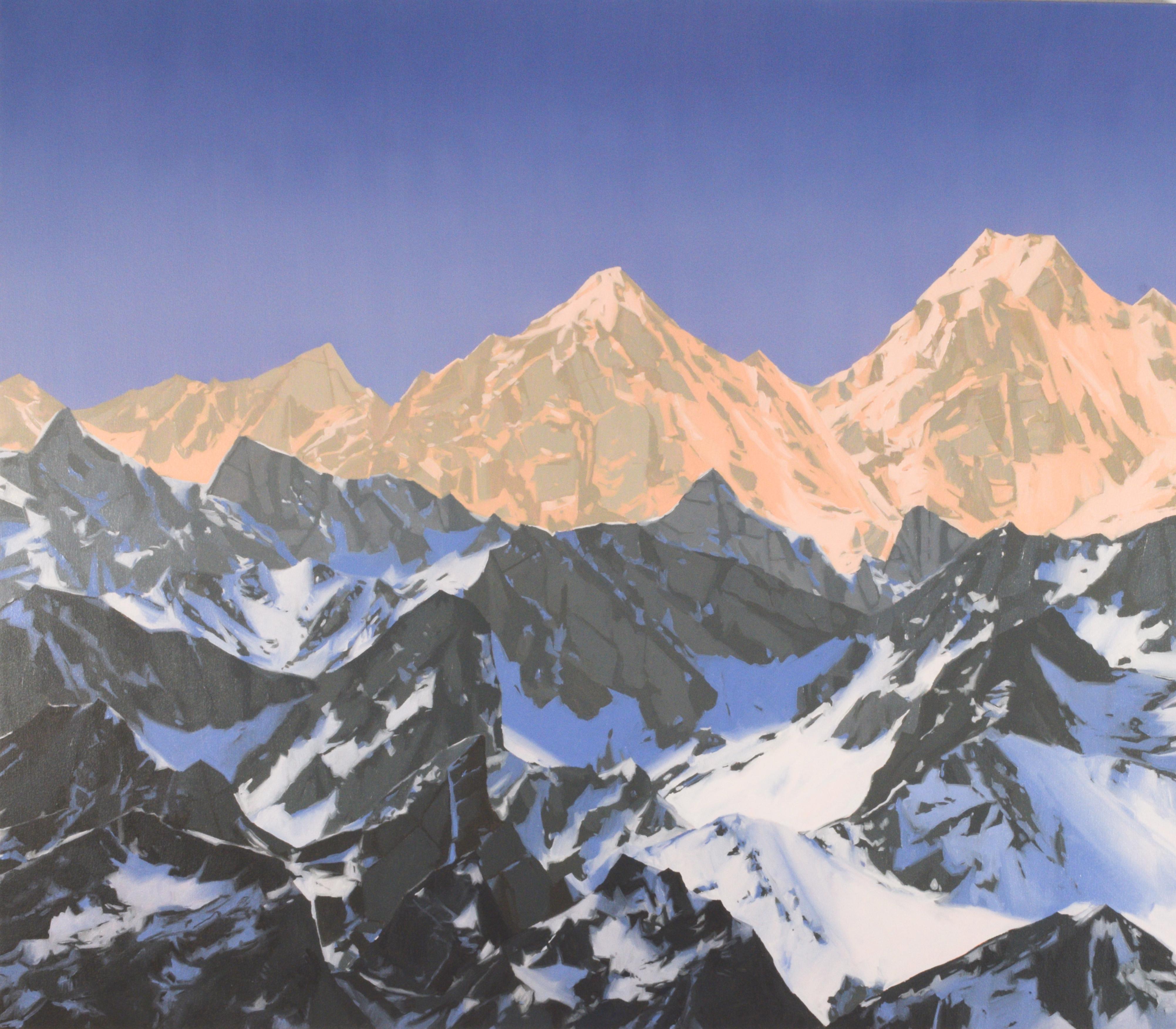 Landscape Painting di Beau Carey - Cibola
