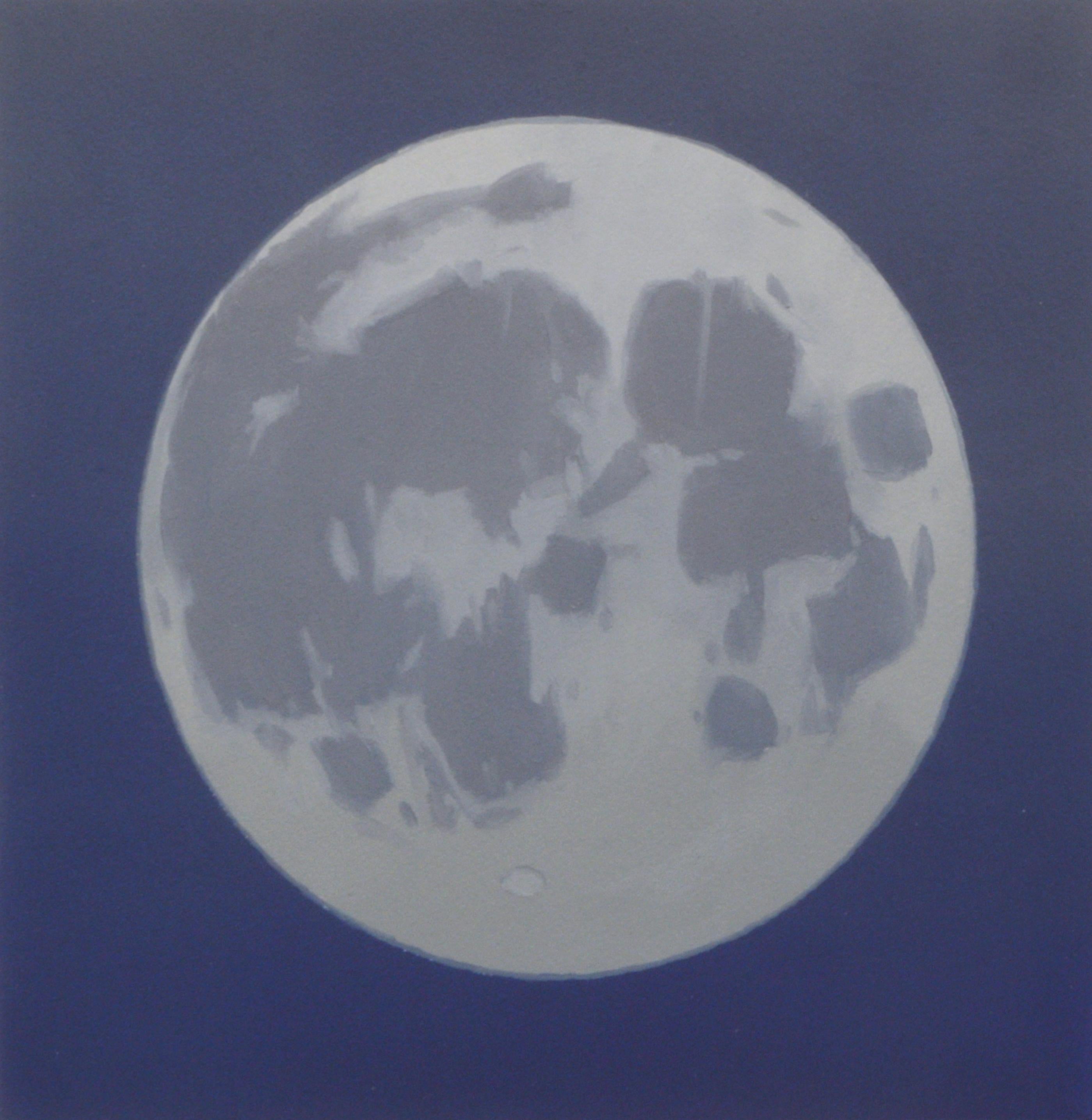 Paper Moon 3 - Painting by Beau Carey