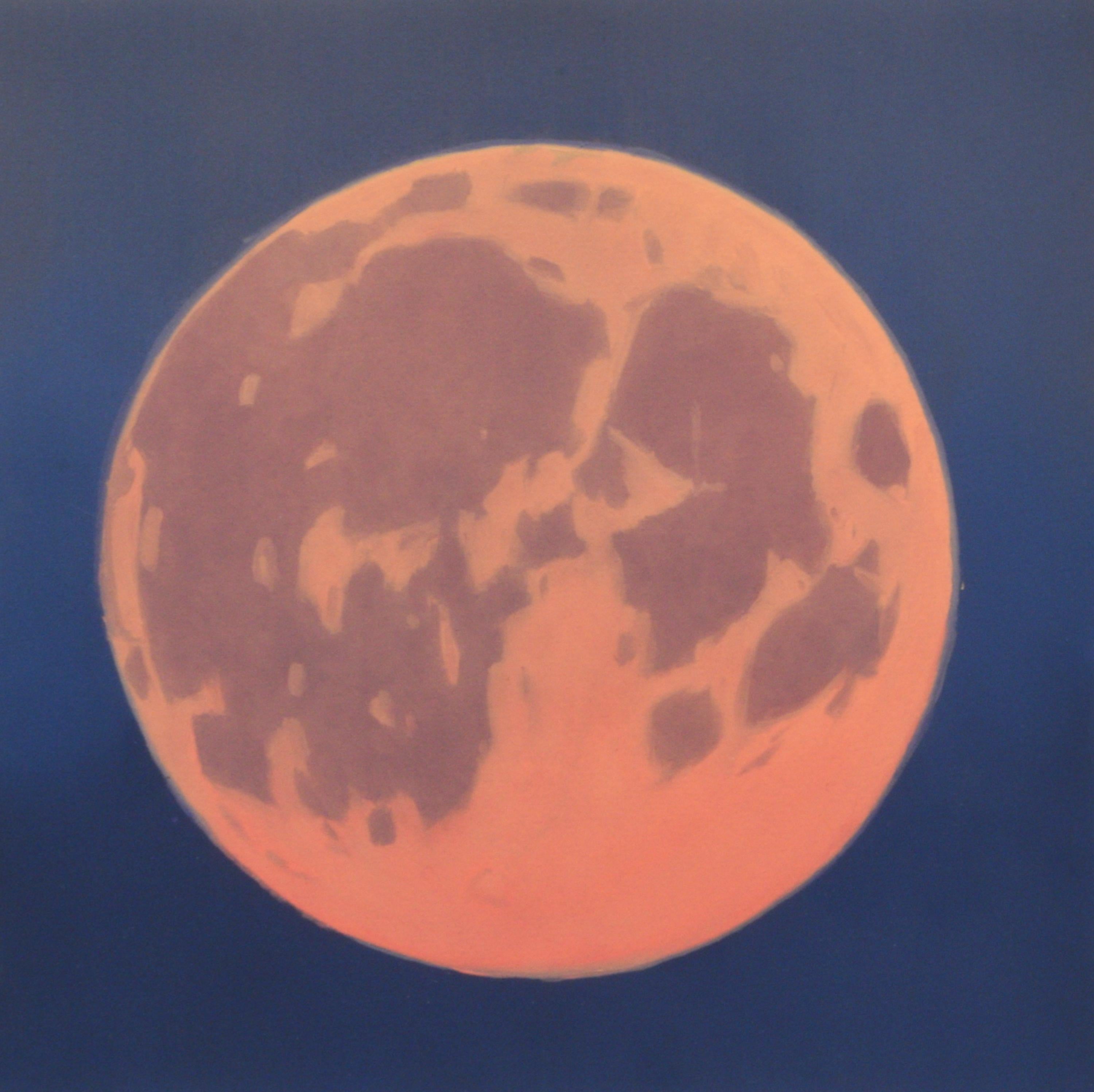 Paper Moon 5 - Painting by Beau Carey
