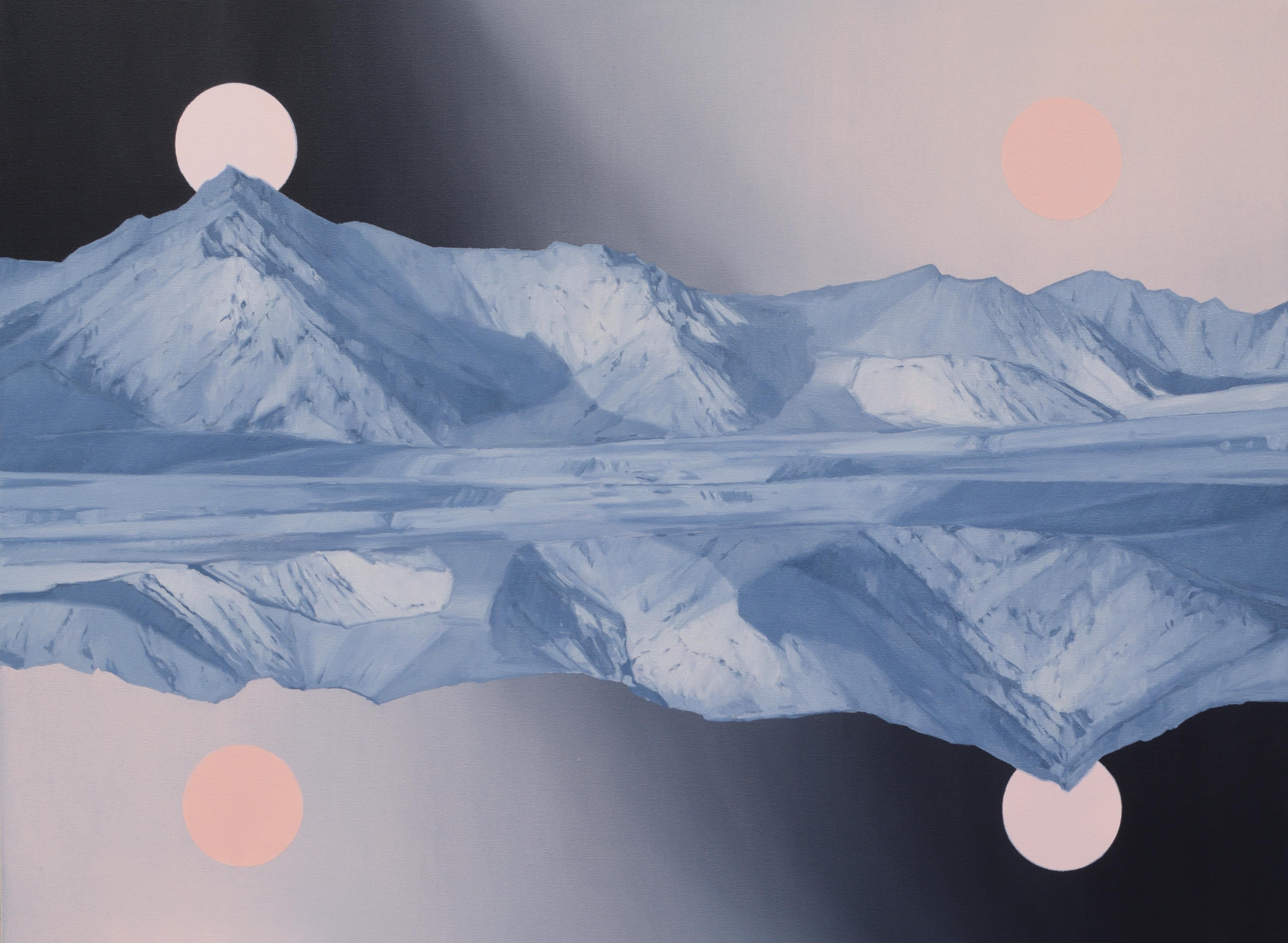 Landscape Painting di Beau Carey - Sorgere e tramontare, Sorgere e tramontare