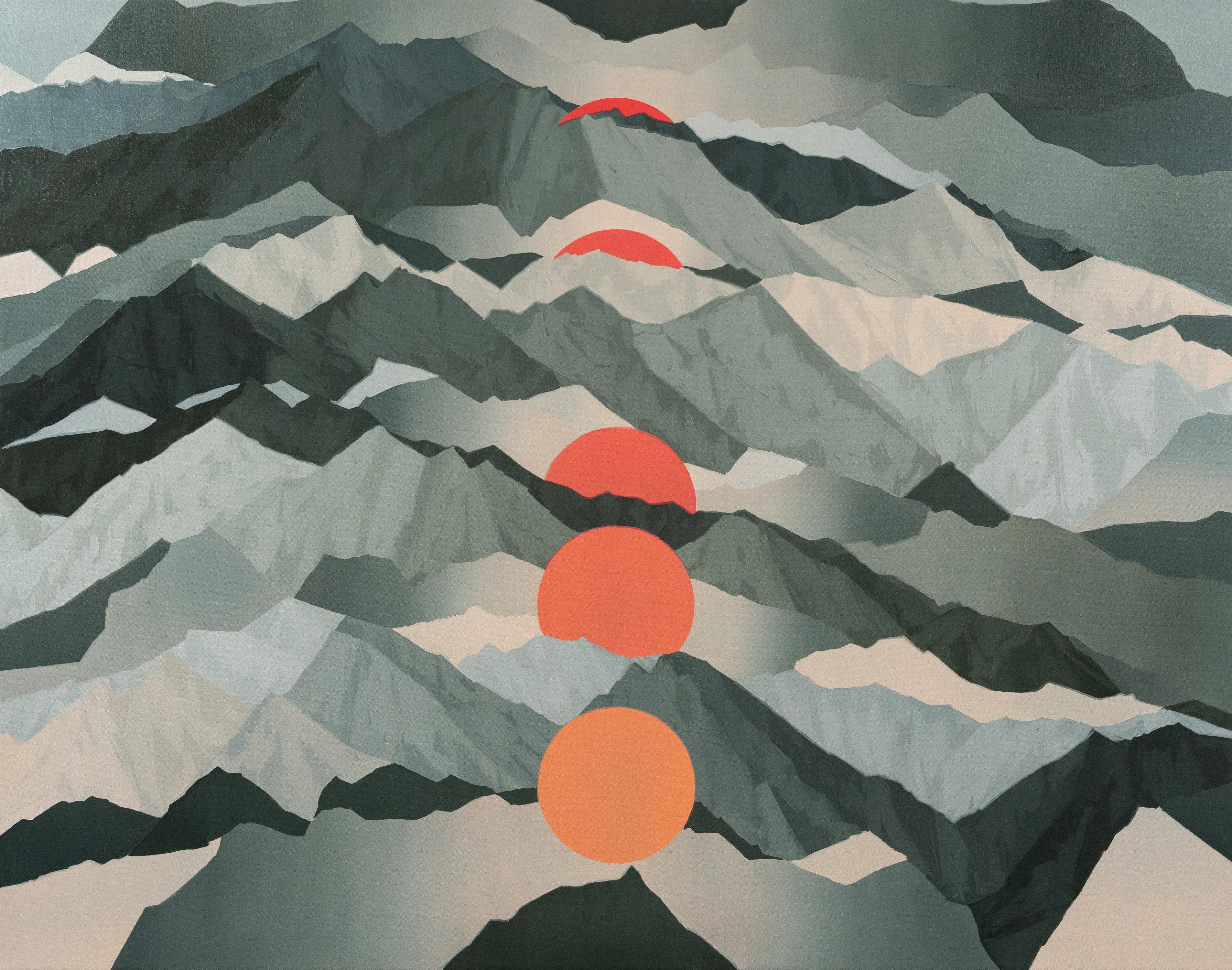 Abstract Painting di Beau Carey - Wildwood