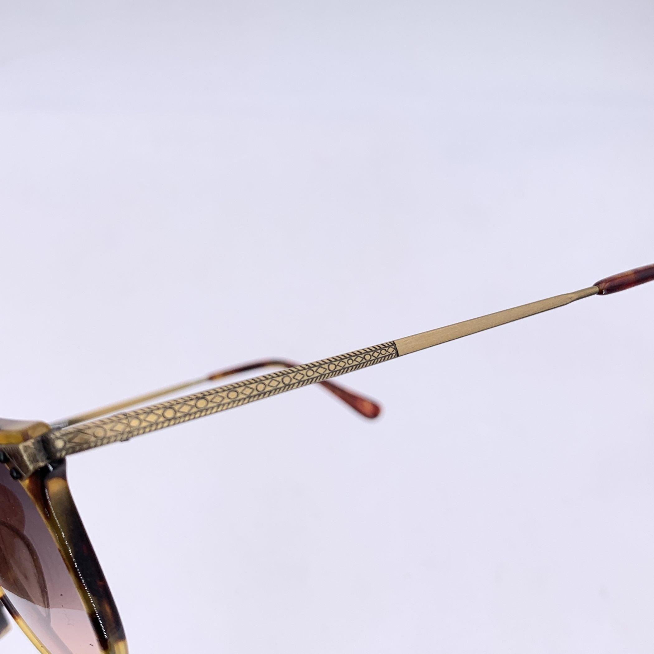 Lunettes de soleil ovales vintage Beau Monde Carlisle 47/19 145 mm Excellent état - En vente à Rome, Rome