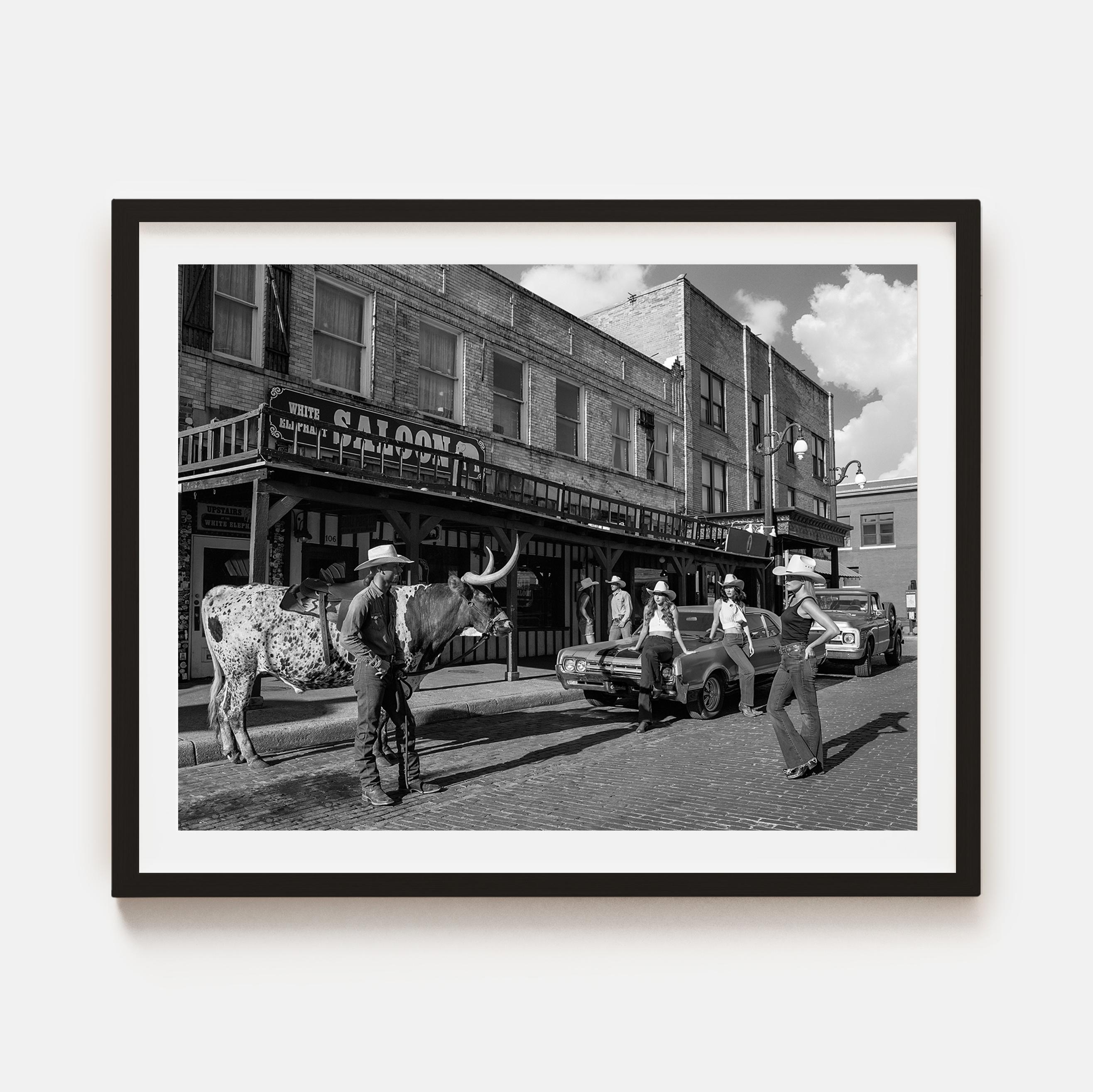 Beau Simmons – Das weiße Elefantensalon im Saloon, Fotografie 2023, gedruckt nach 1