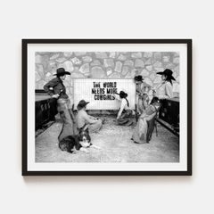 Beau Simmons - The World Needs More Cowgirls, Photography 2023, Printed After