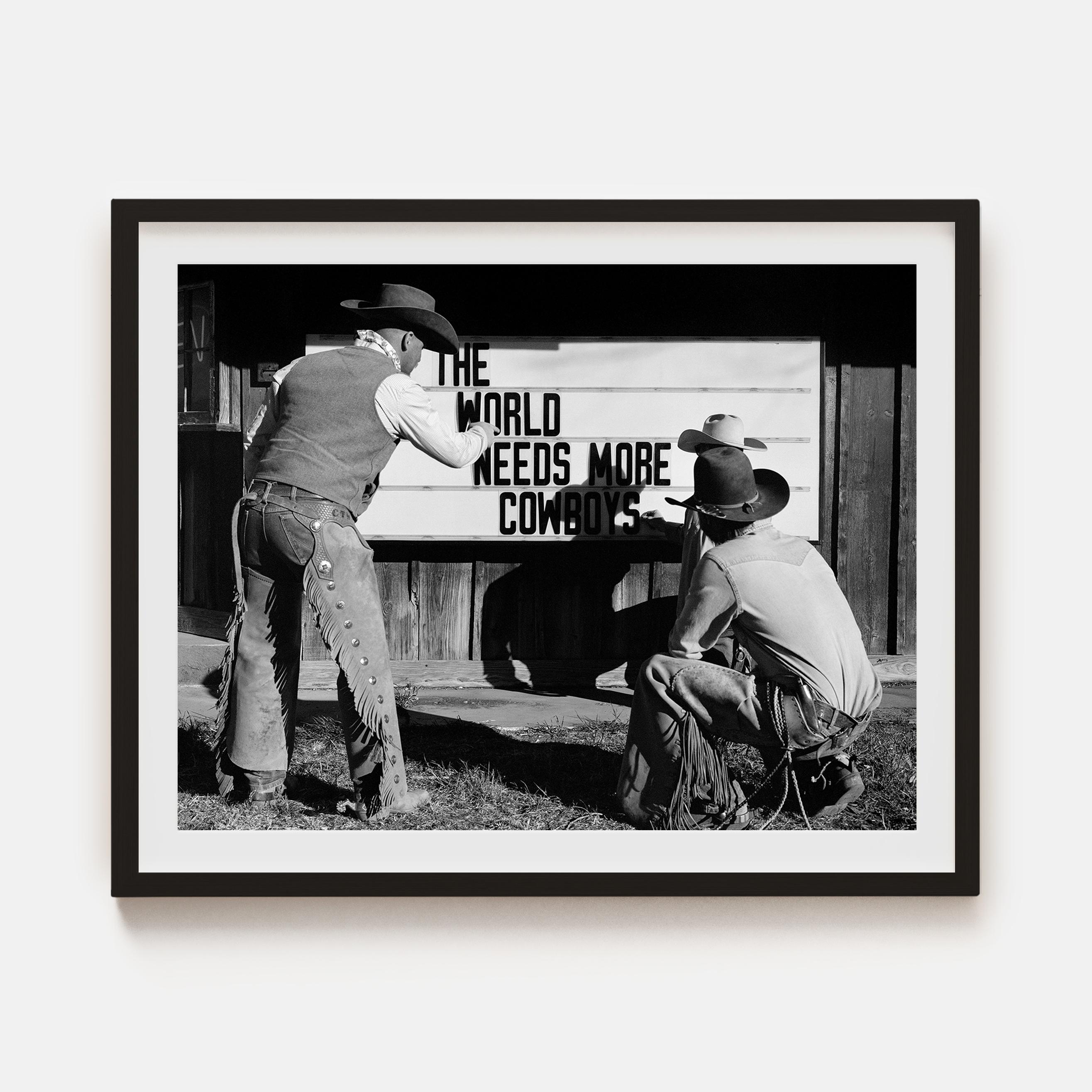 The World Needs More Cowboys - Photograph by Beau Simmons