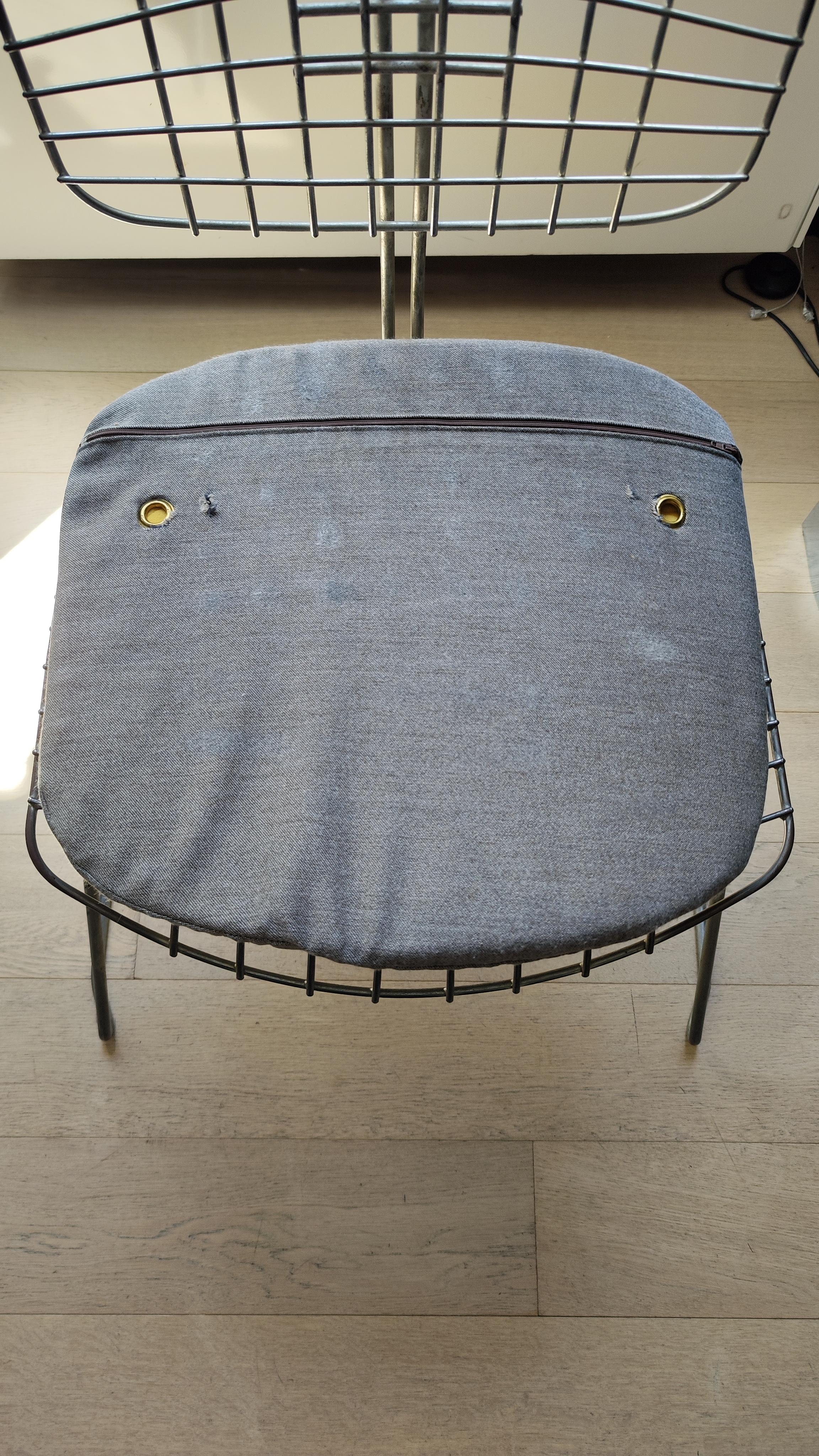 Beaubourg Chair in Steel and Fabric by Michel Cadestin and Georges Laurent For Sale 13