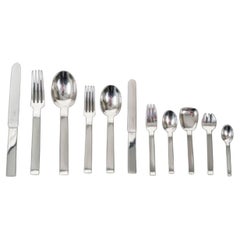 Antique BEAUBOURG” solid silver HOUSEHOLD 168 p