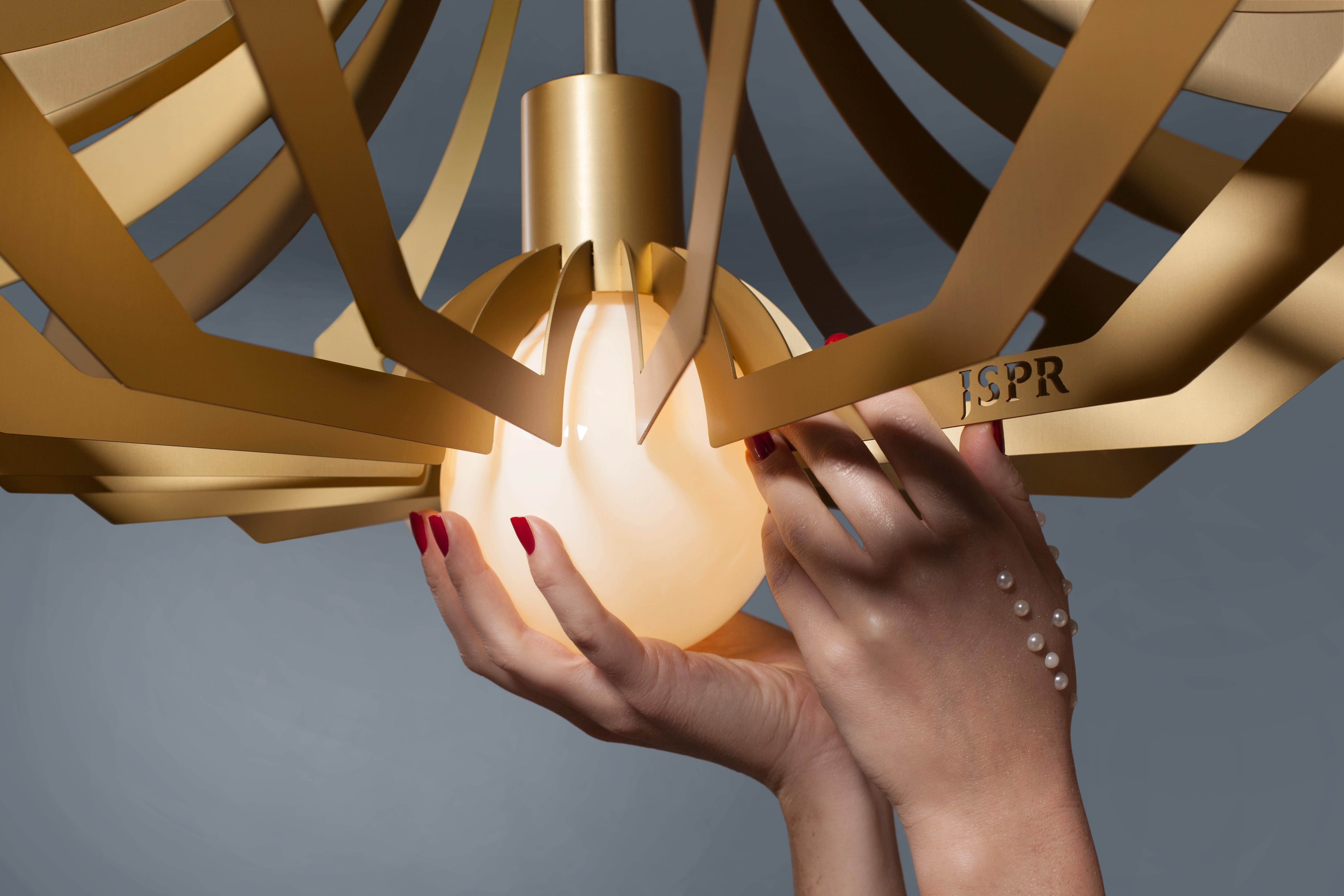 Postmoderno Lampada a sospensione Beaudine III Silver di JSPR in vendita