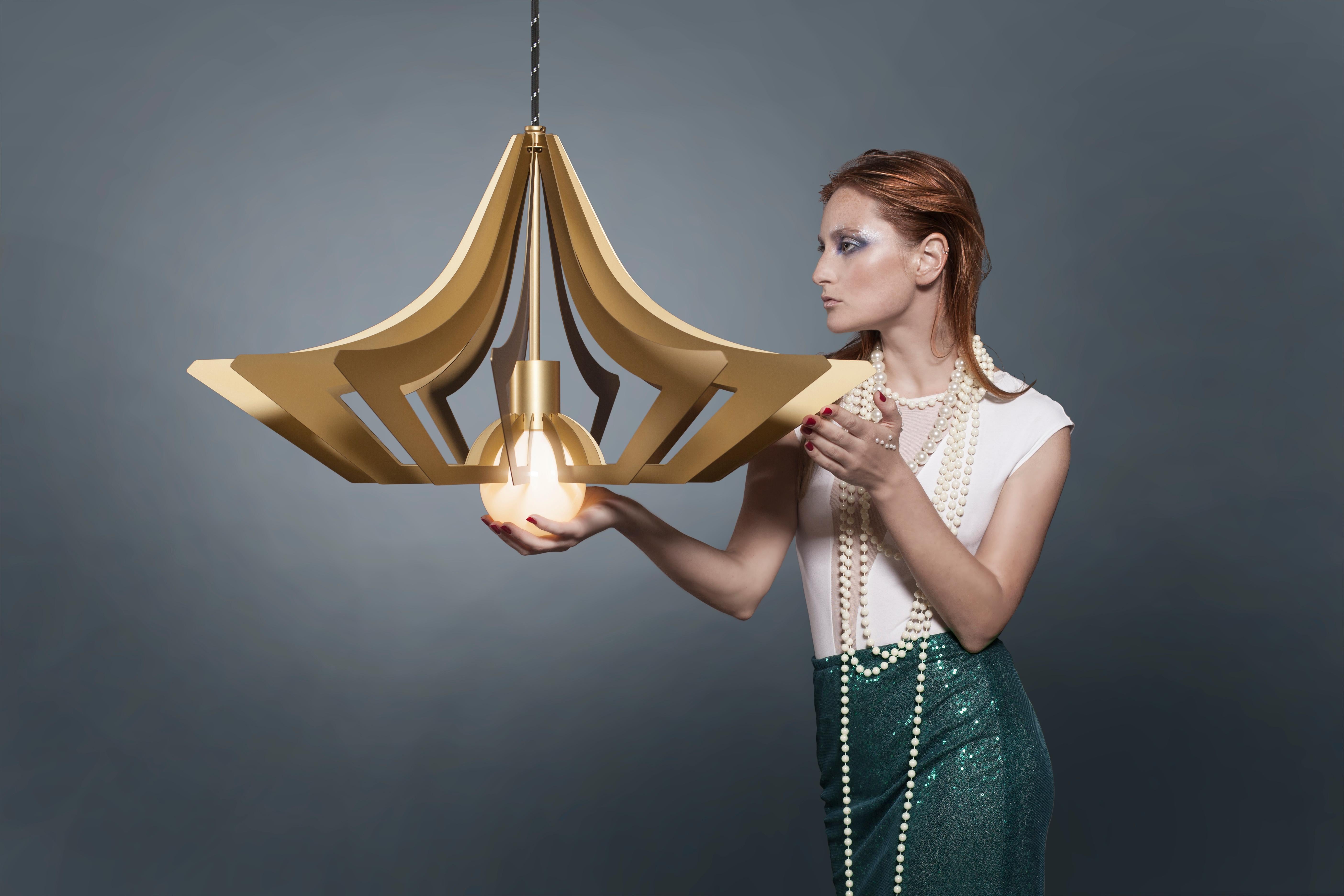 Lampada a sospensione Beaudine III Silver di JSPR in vendita 1