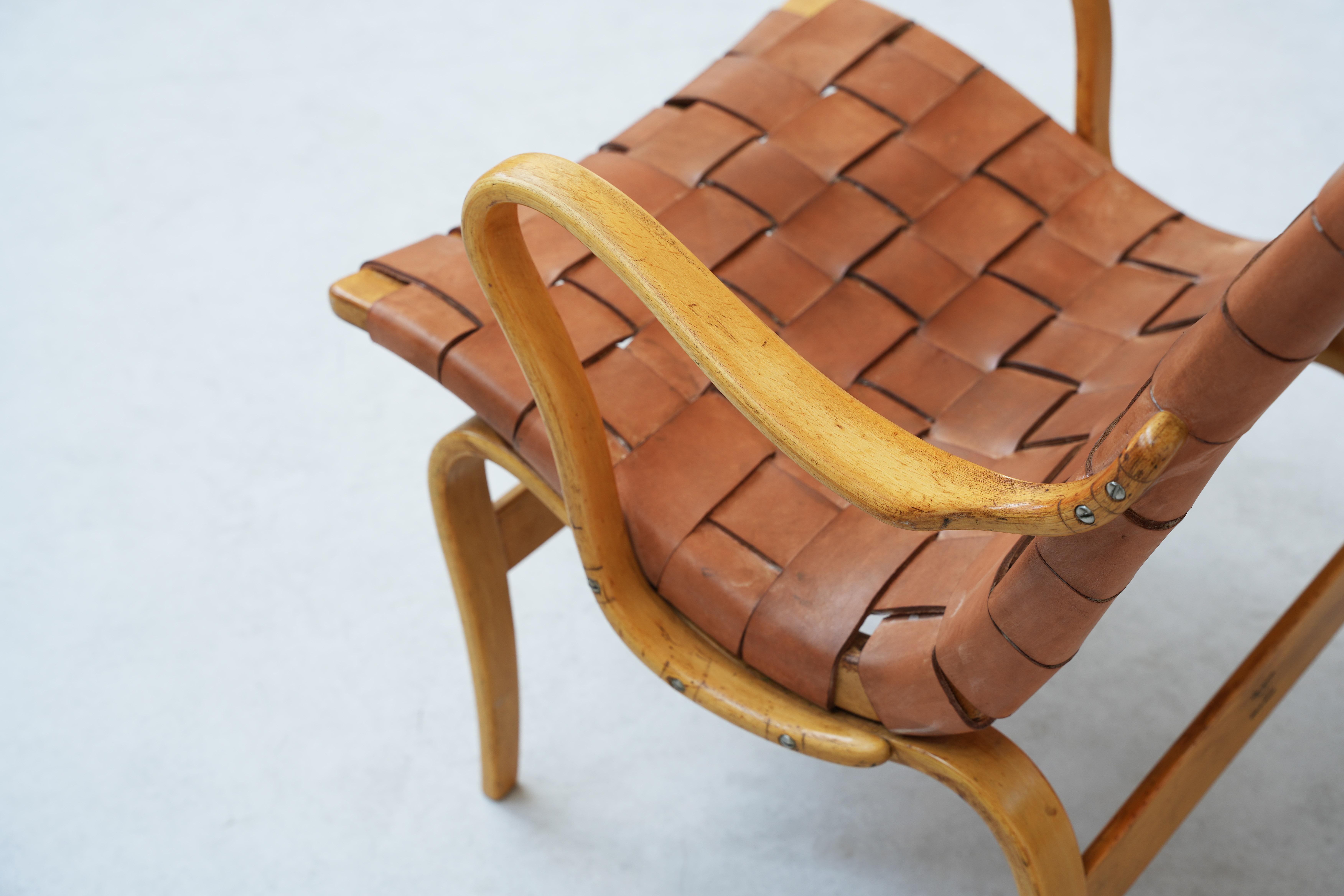 Beaufitul Lounge Chair Mod. Eva by Bruno Mathsson, 1960ies Sweden For Sale 3