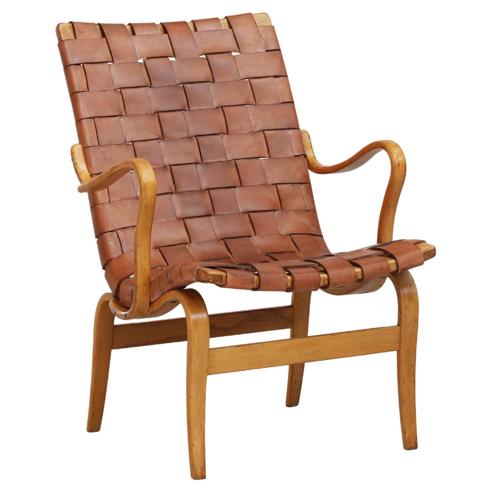 Beaufitul Lounge Chair Mod. Eva by Bruno Mathsson, 1960ies Sweden For Sale