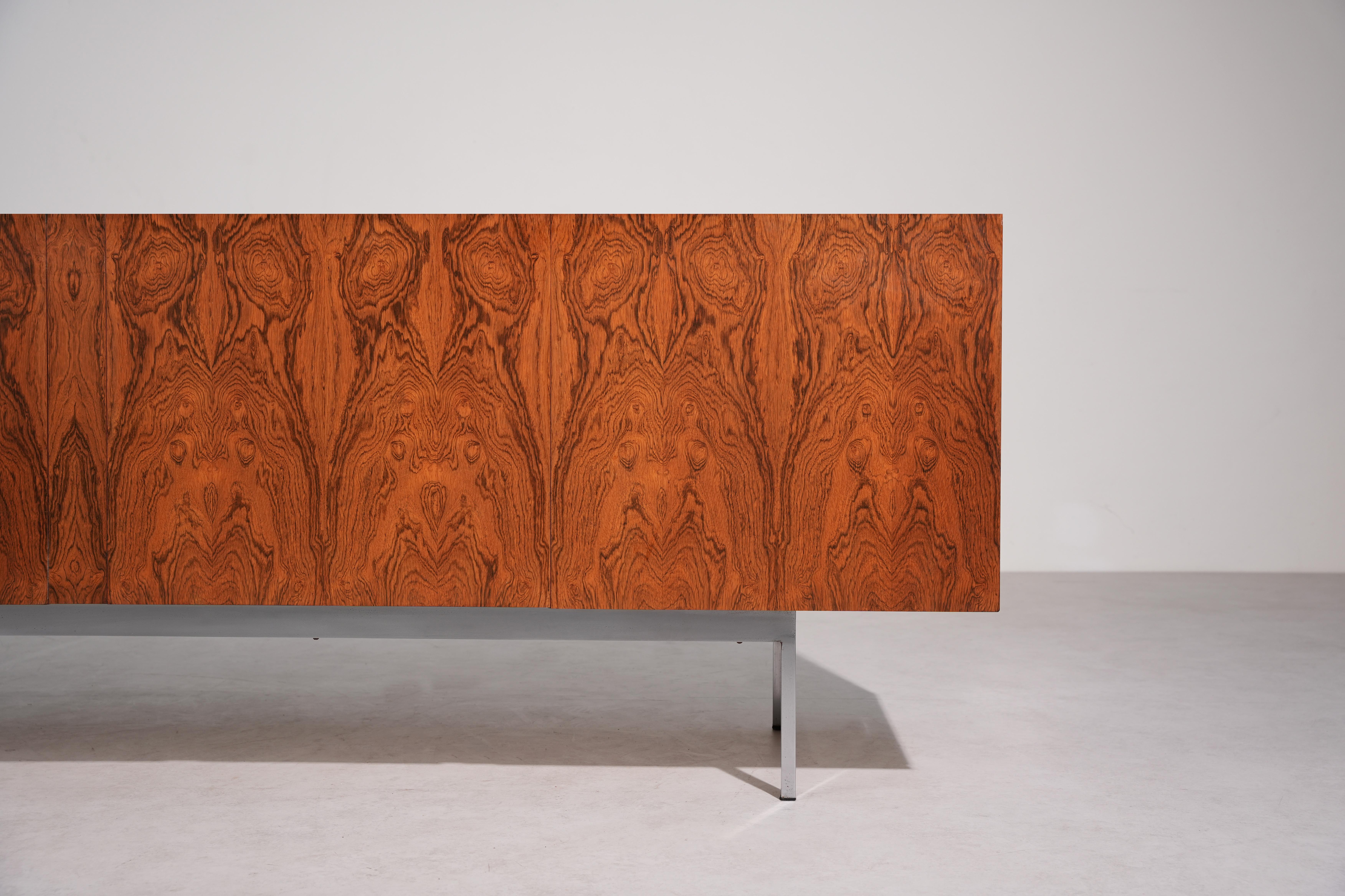 Aparador Beaufitul Credenza de Dieter Waeckerlin para Behr, Alemania Años 60 Acero en venta