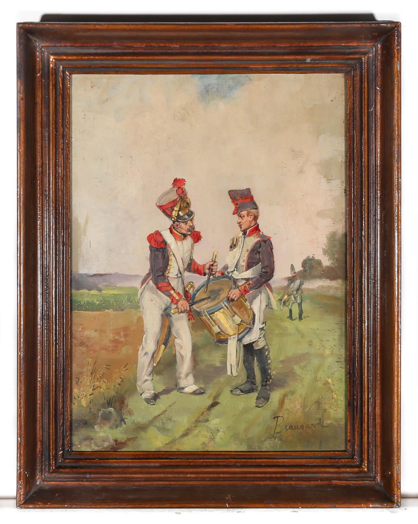 Beaugard (f.1822-1828) - Framed French School Early 20th Century Oil, Drumming 1