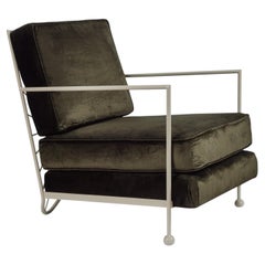 'Beaulieu' French Modernist Indoor or Outdoor Lounge Chair by Maison Paname