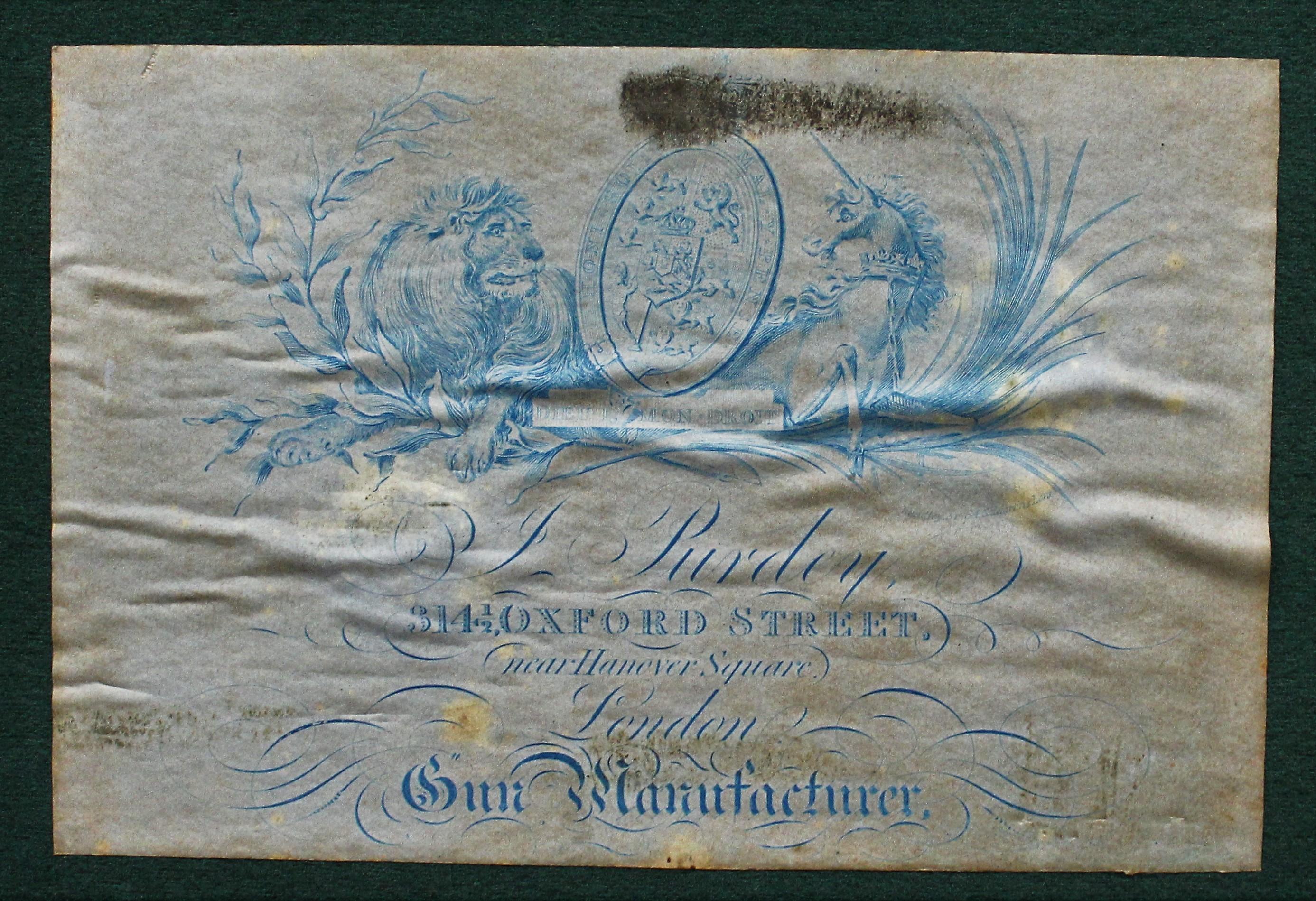 Beaumont-Adams Revolver mit Gold-Damaszener-Verzierung und Originaletui 11