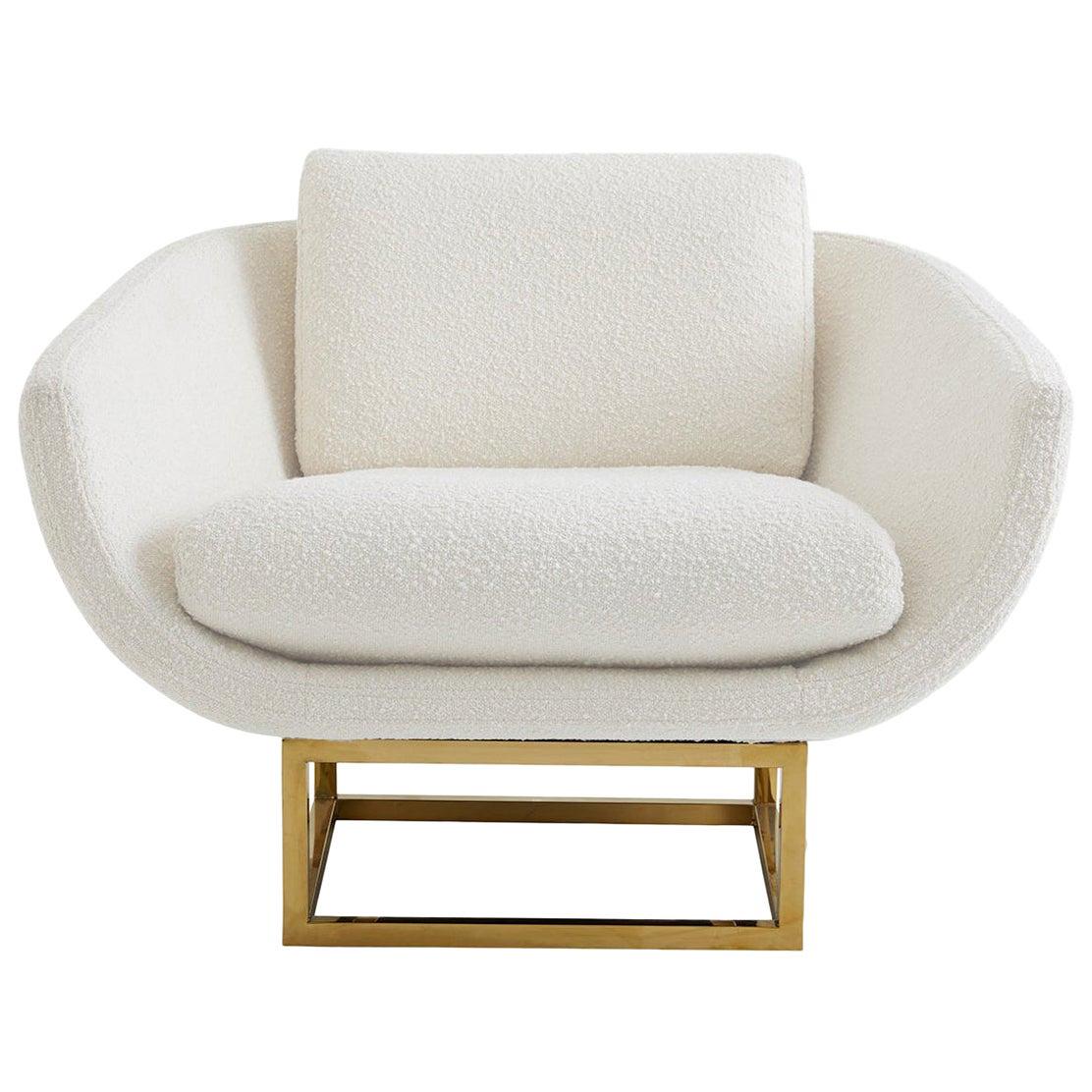 Beaumont Bouclé Lounge Chair