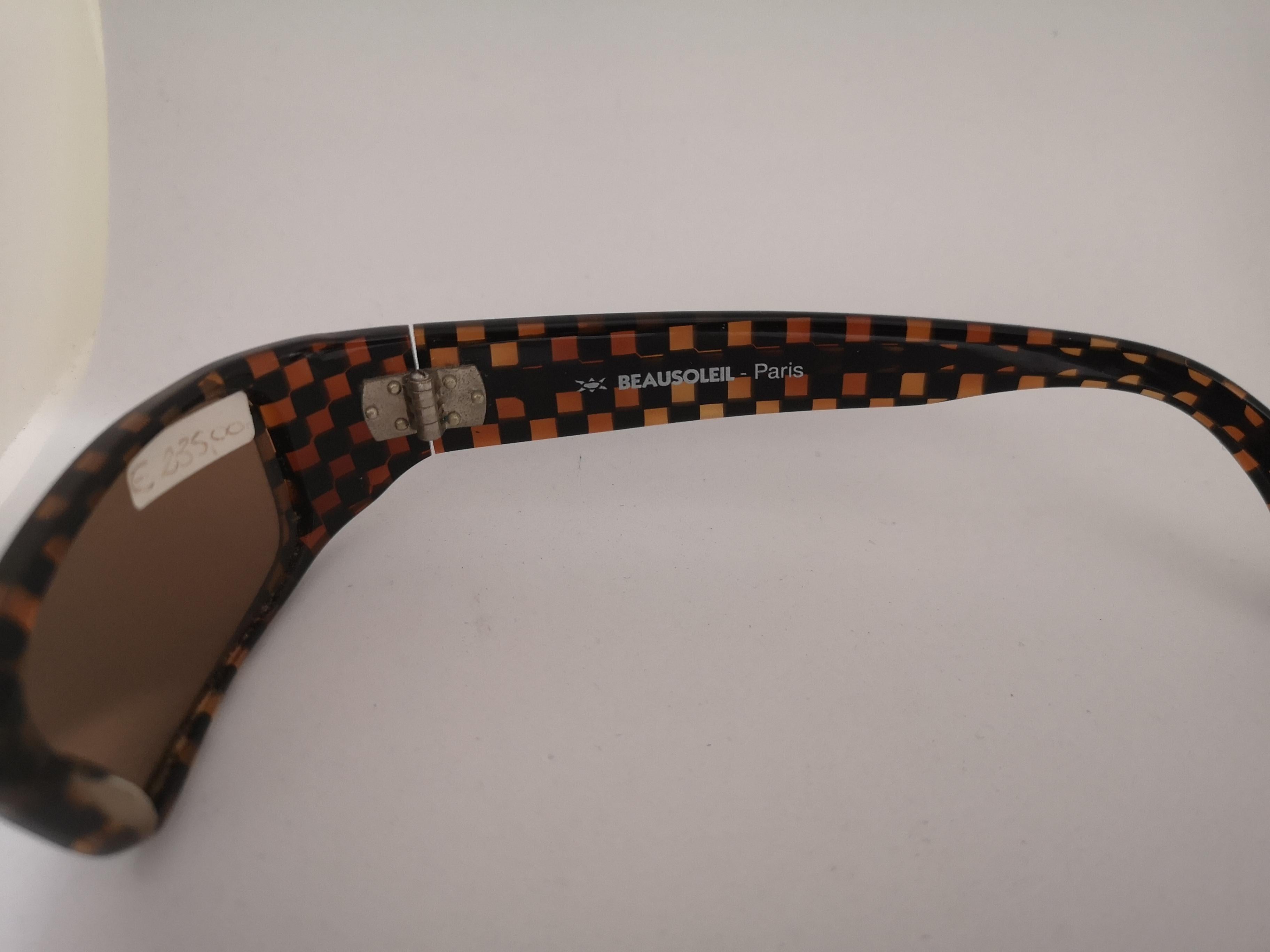 Black Beausoleil paris tortoise sunglasses