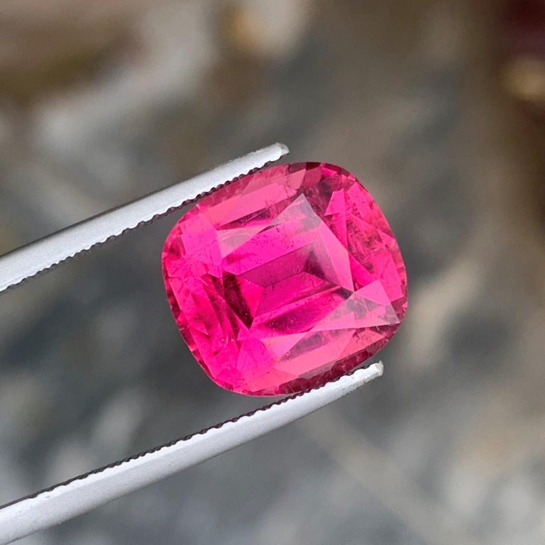 Beauteous 7.45 Carat Natural Hot Baby Pink Loose Rubellite Tourmaline