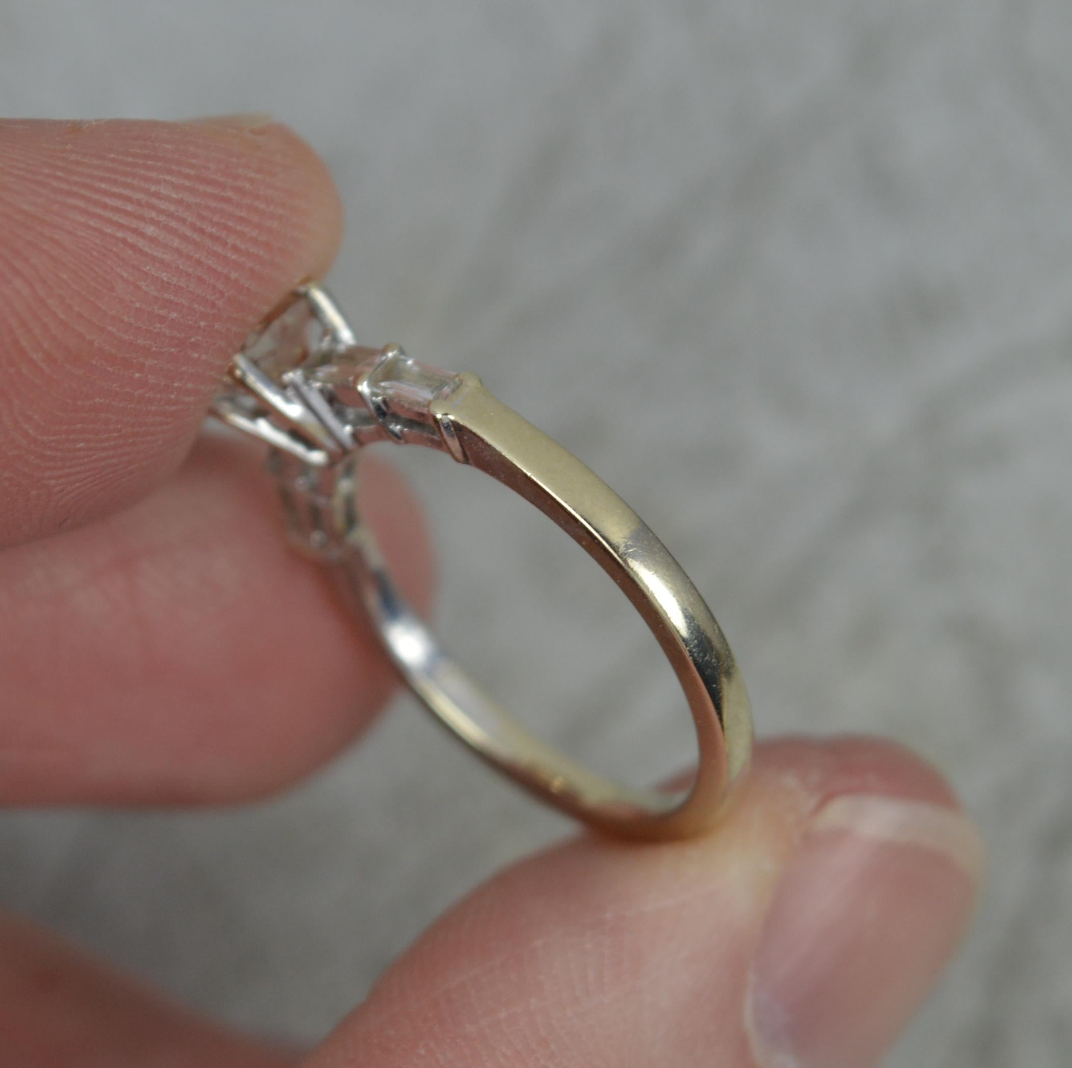 Beautiful 0.65 Carat Diamond and 18 Carat White Gold Engagement Ring 1