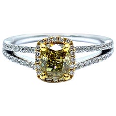 Beautiful 0.83 Cushion Ring