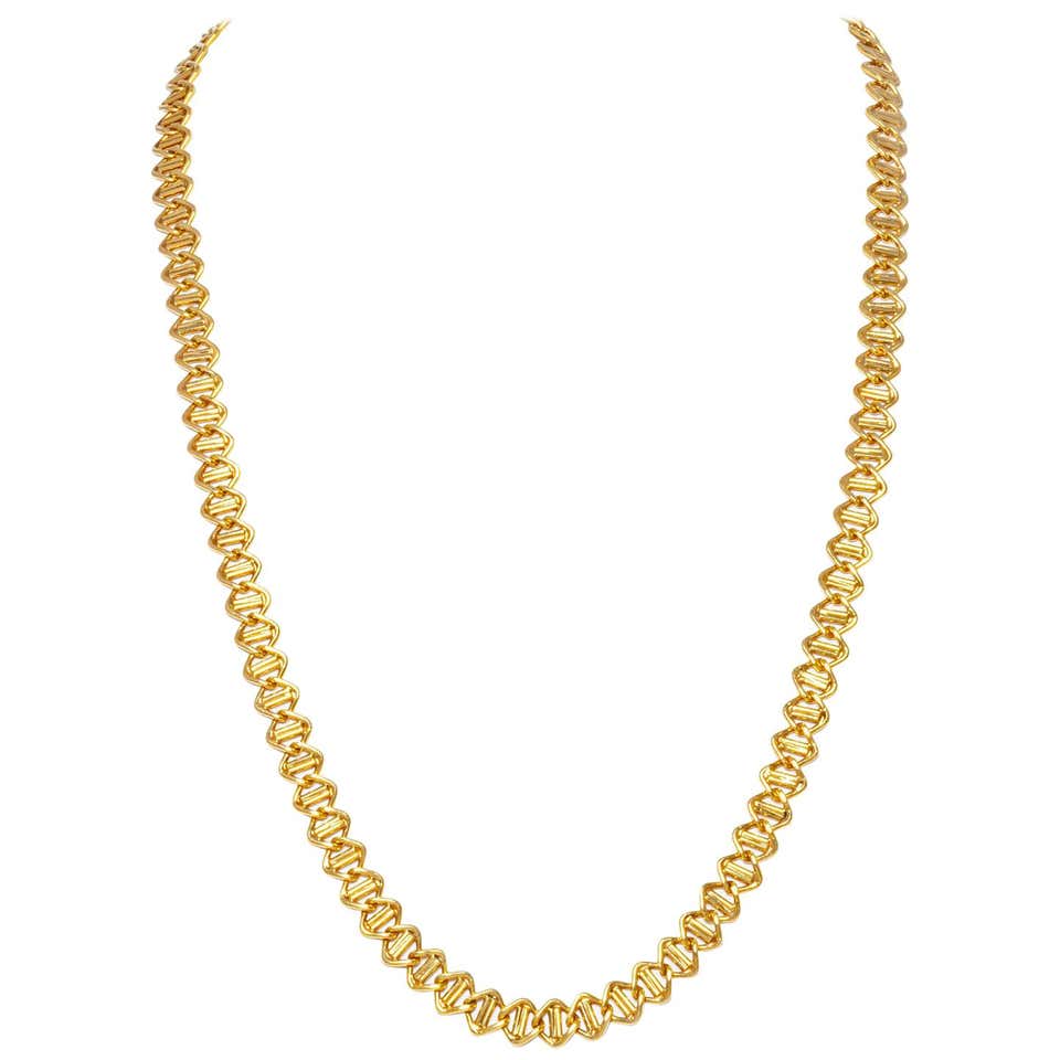 Diamond, Pearl and Antique Chain Necklaces - 2,835 For Sale at 1stdibs ...