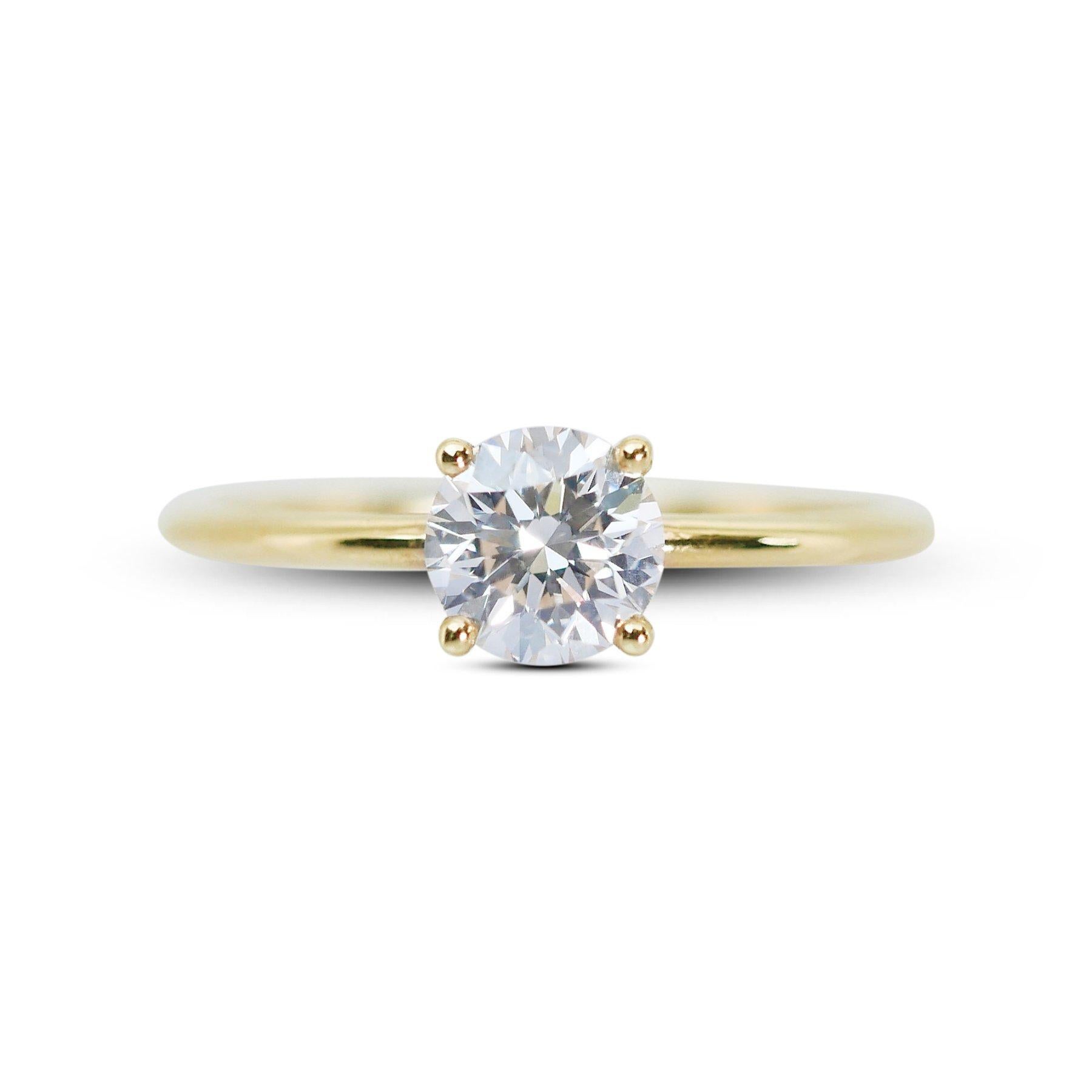 Beautiful 1.50ct Triple Excellent Ideal Cut Diamond Solitaire Ring 2
