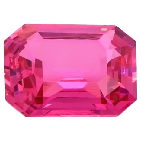 Magnifique spinelle rose de 1,63 carats (certifié suisse)