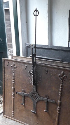 Beautiful 17th Century French Fireplace Trammel or Hanger