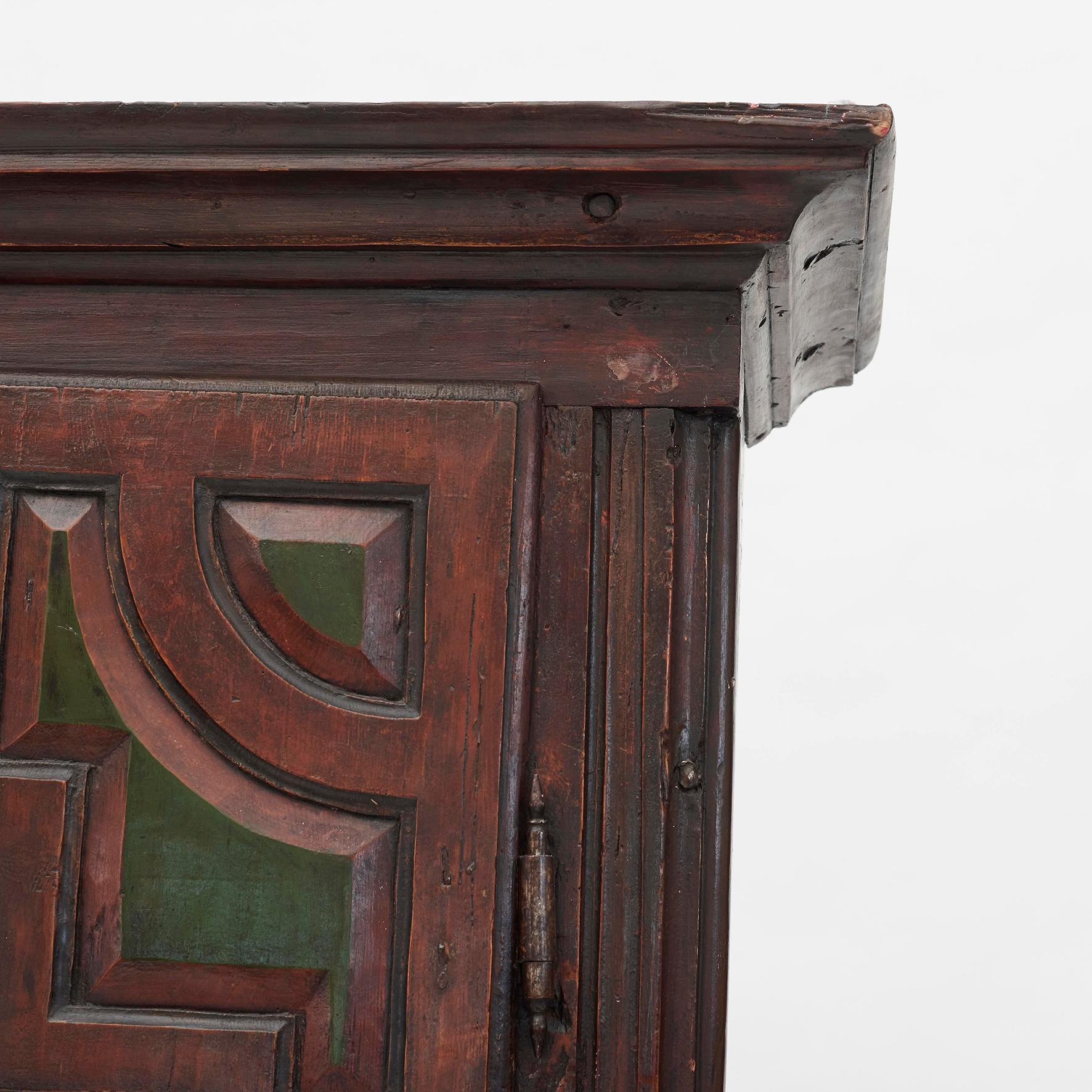 Beautiful 17th Century Spanish Baroque Walnut Cabinet 2