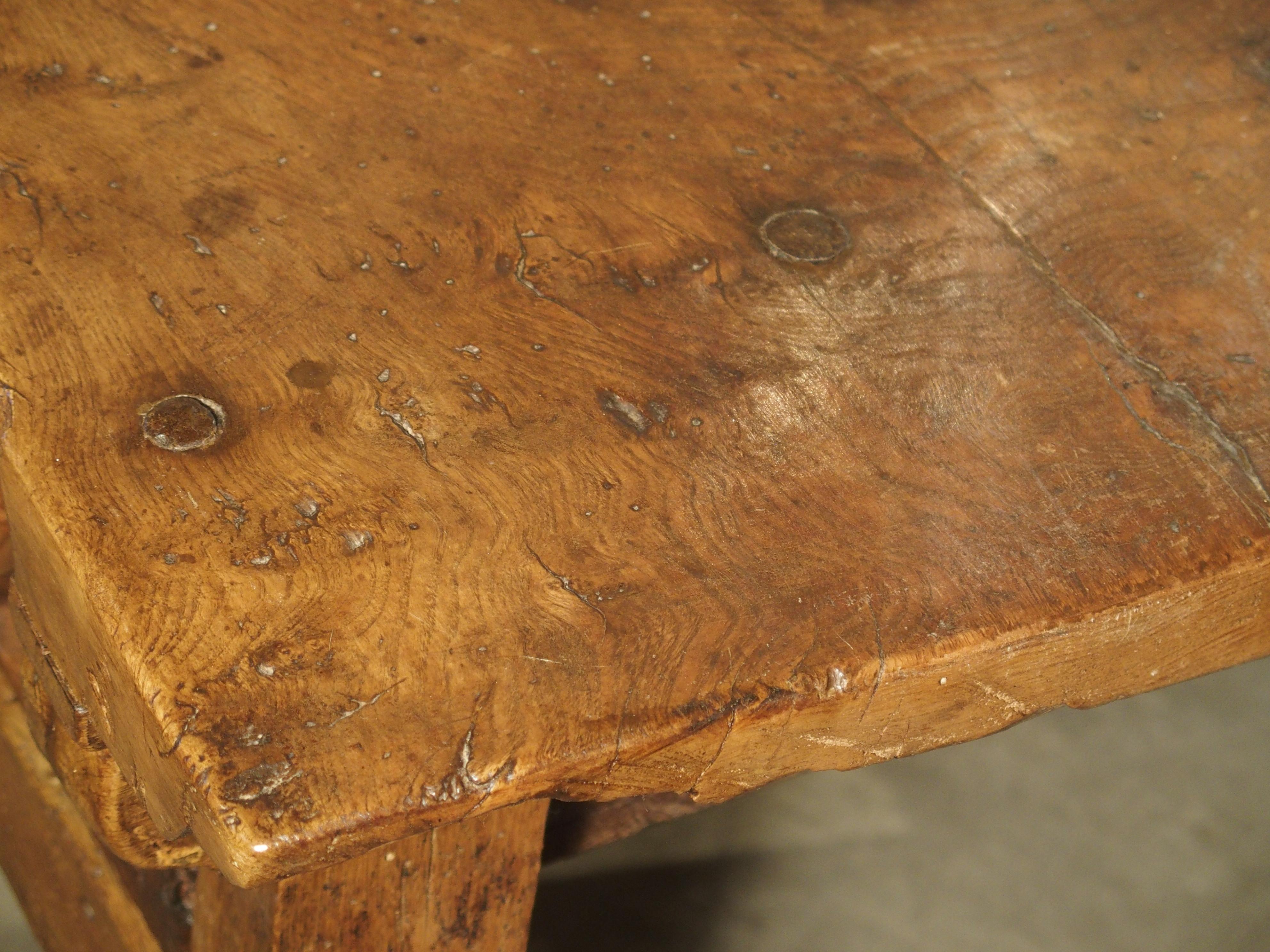 Beautiful 17th Century Walnut Side Table from Spain 4