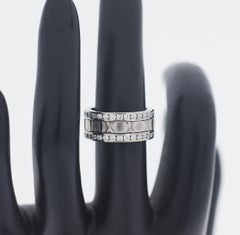 Tiffany & Co. 18k Diamond 2000s Atlas Band ring