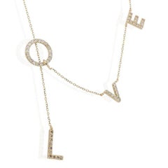 Beautiful 18K Yellow Gold Necklace with 0.75 ct Natural Diamonds