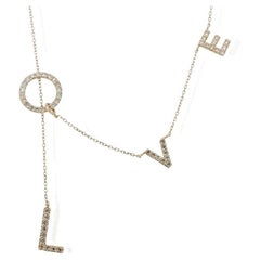 Beautiful 18K Yellow Gold Necklace with 0.75 ct Natural Diamonds