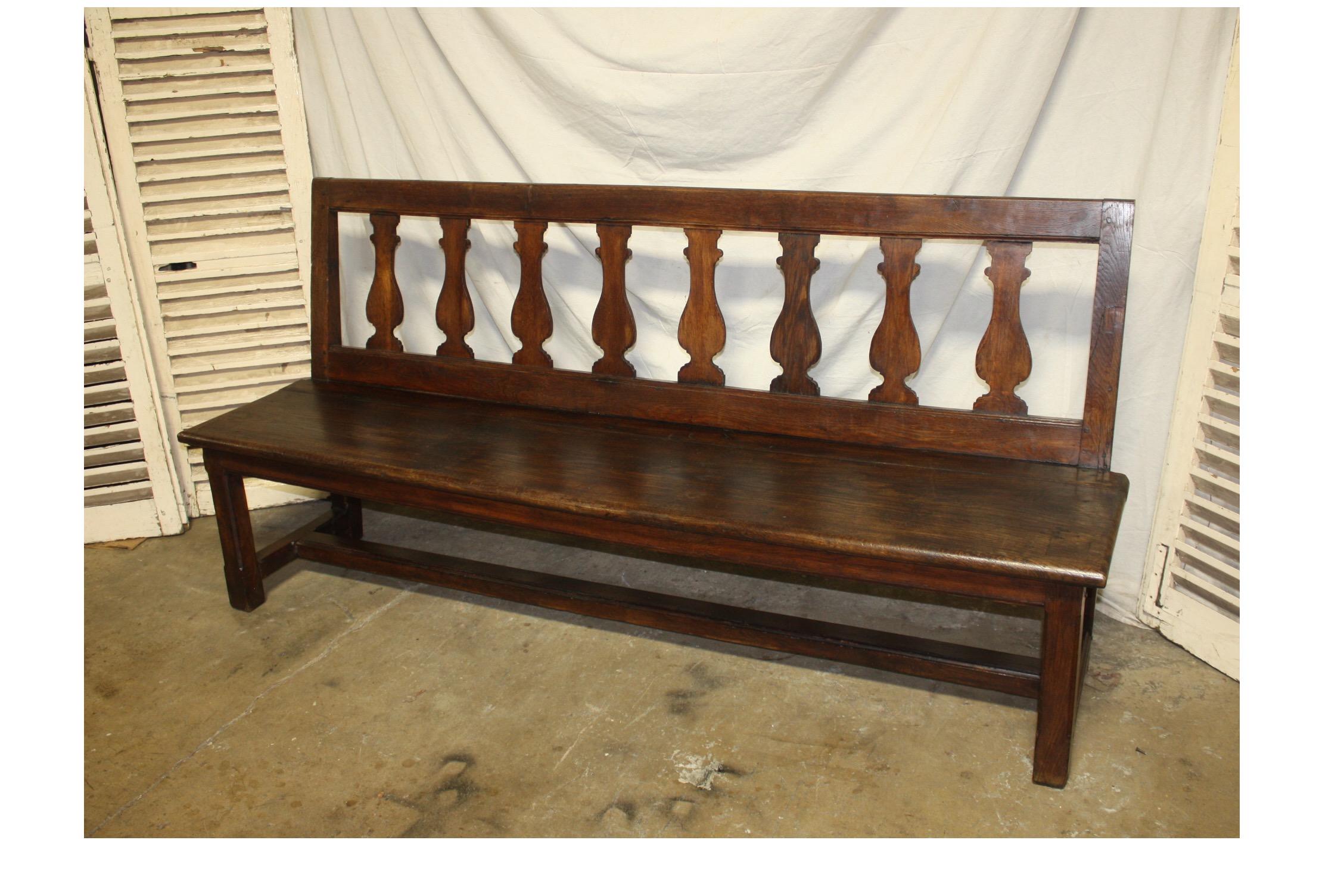 Rustic Beautiful 18th Century French Bench