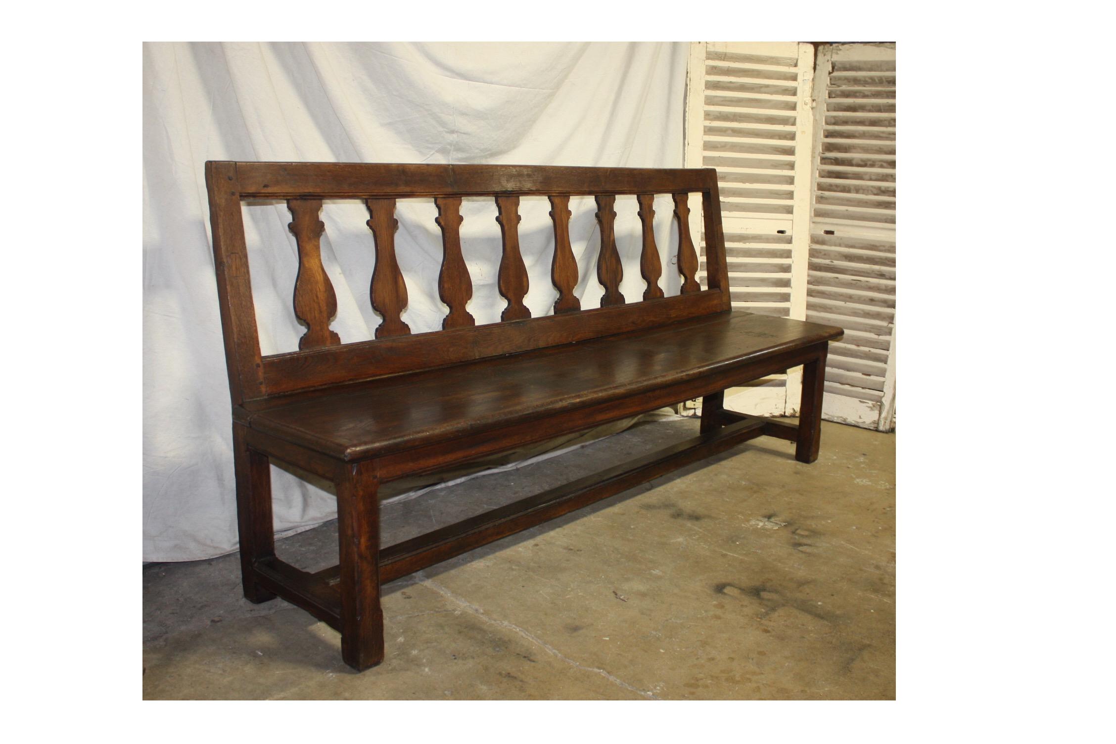 Beautiful 18th Century French Bench 1