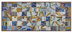 Beautiful 18th century Panel Loose Pieces Portuguese Tiles