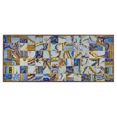 Beautiful 18th century Panel Loose Pieces Portuguese Tiles
