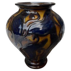 Magnifique vase en céramique des années 1920 par Herman Kähler