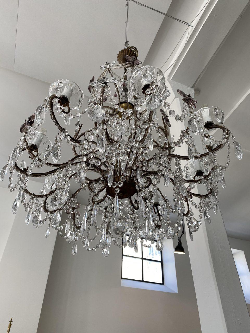 Beautiful 1920s French Chandelier 1