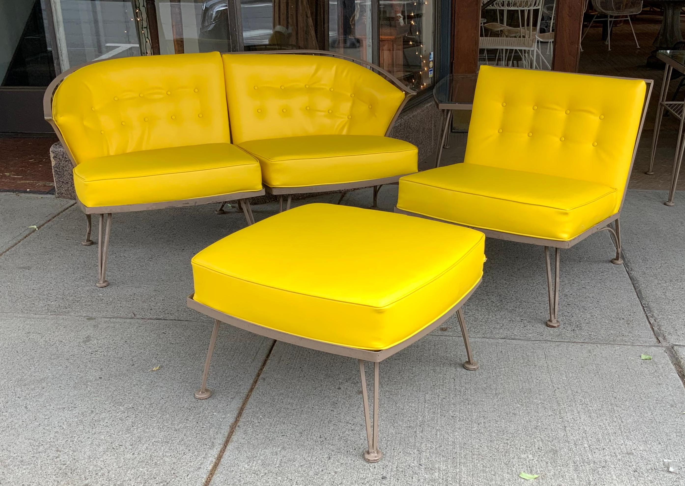 Mid-20th Century Beautiful 1950's Pinecrest Lounge Sofa & Chair by Woodard For Sale