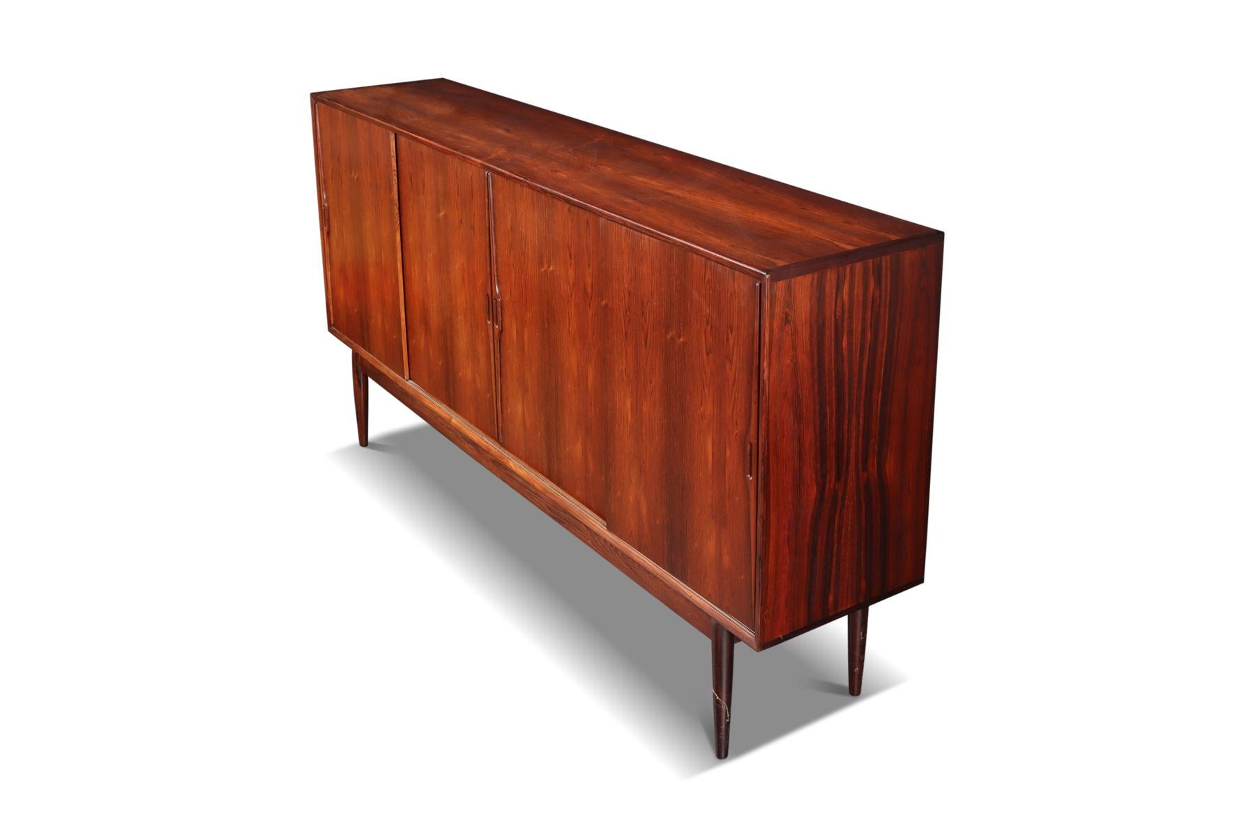 Beautiful 1960s High Sideboard in Brazilian Rosewood In Good Condition In Berkeley, CA