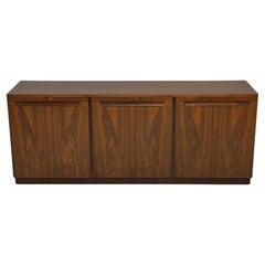 Beautiful 1960s MCM Book Matched Rosewood Sideboard by Directional - Restored