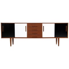 Beautiful 1960s Nils Jonsson Teak Sideboard Mod. Gigant for Troeds, Sweden