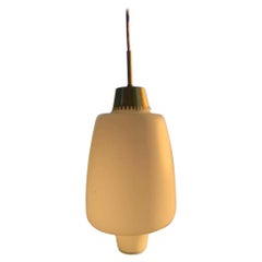 Beautiful 1960s Pendant in Opaline Glass