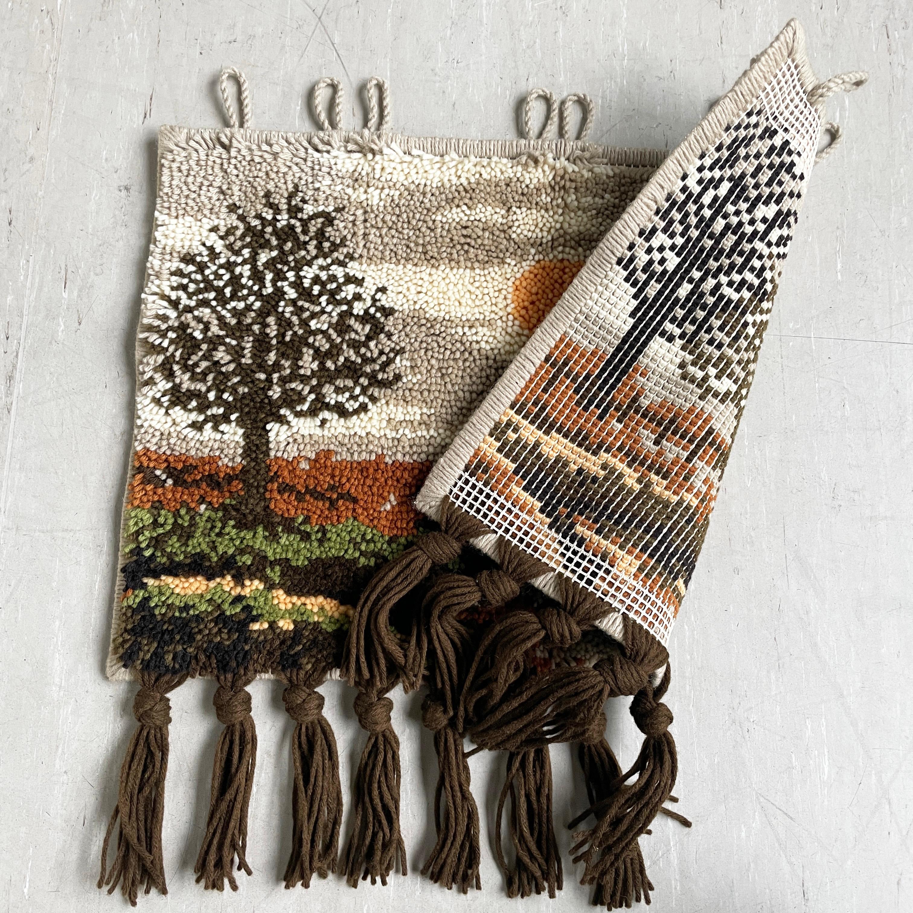 Precioso tapiz de pared de los años 60 - Paisaje rural en Bueno estado para la venta en Bern, CH
