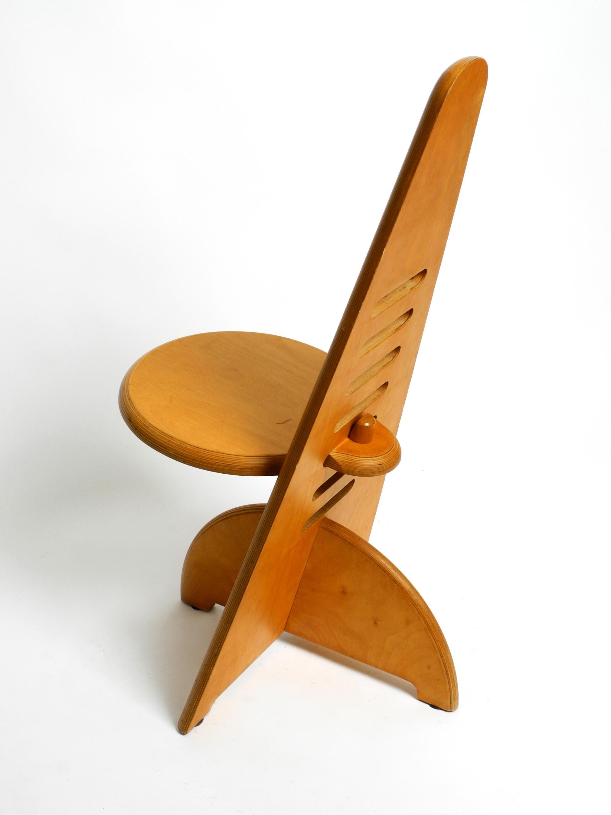 Dutch Beautiful 1970s Lundi Sit Chair Designed by Gijs Boelaars for Lundia Netherlands