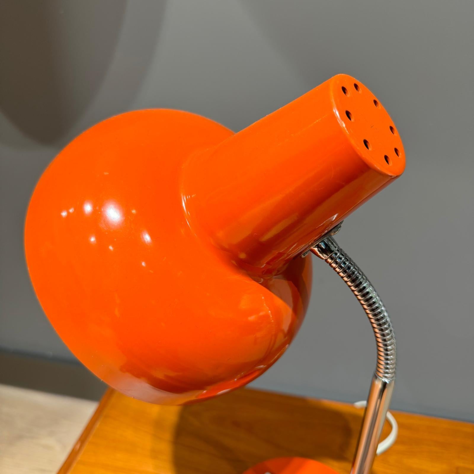 Magnifique lampe vintage en métal des années 1970 en vente 5