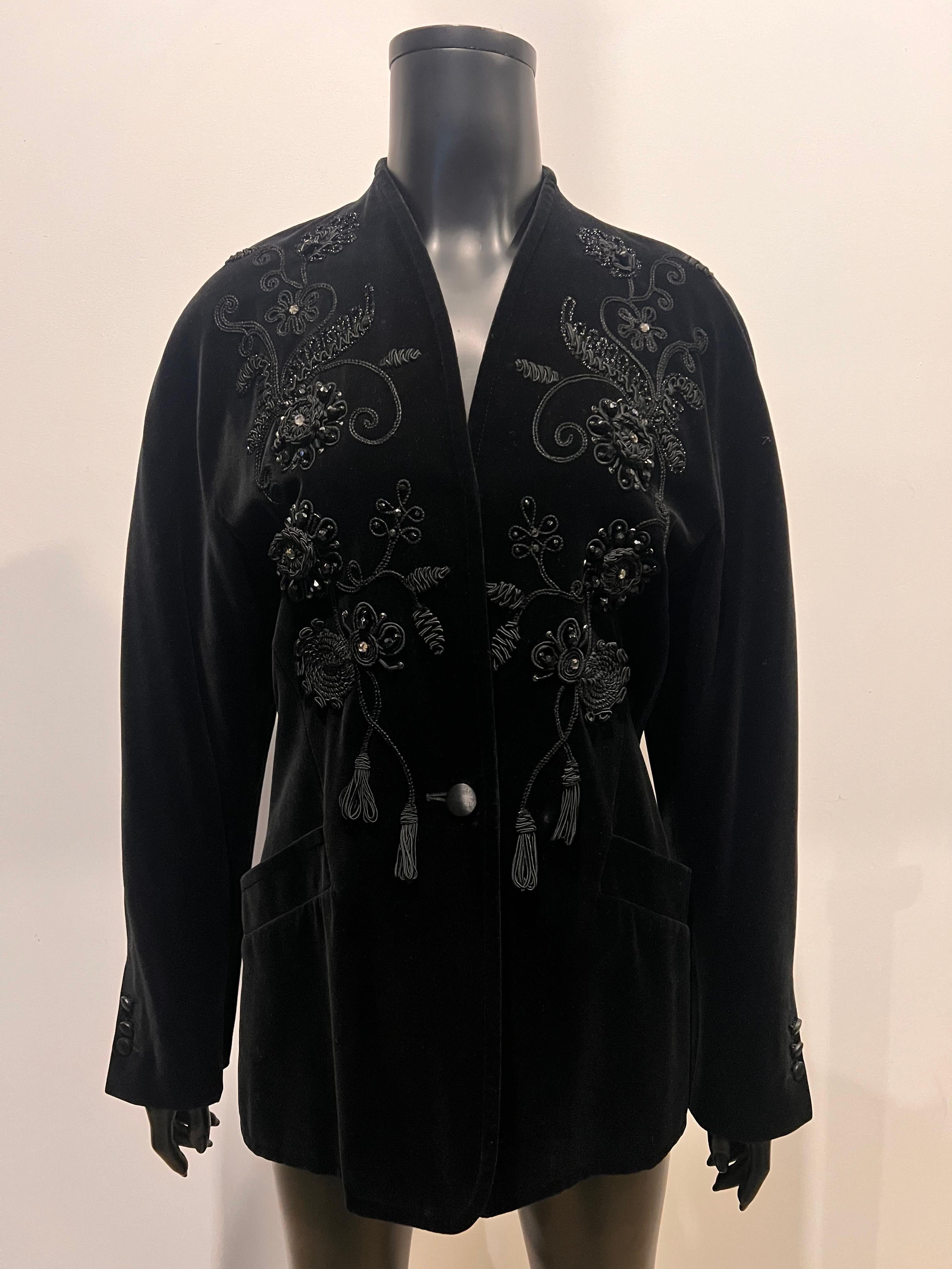 Beautiful 1990s ESCADA evening Jacket with ornate ribbon work and embroidery 4