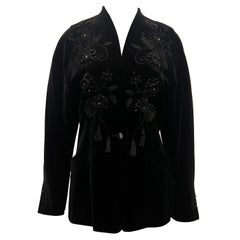 Beautiful 1990s ESCADA evening Jacket with ornate ribbon work and embroidery