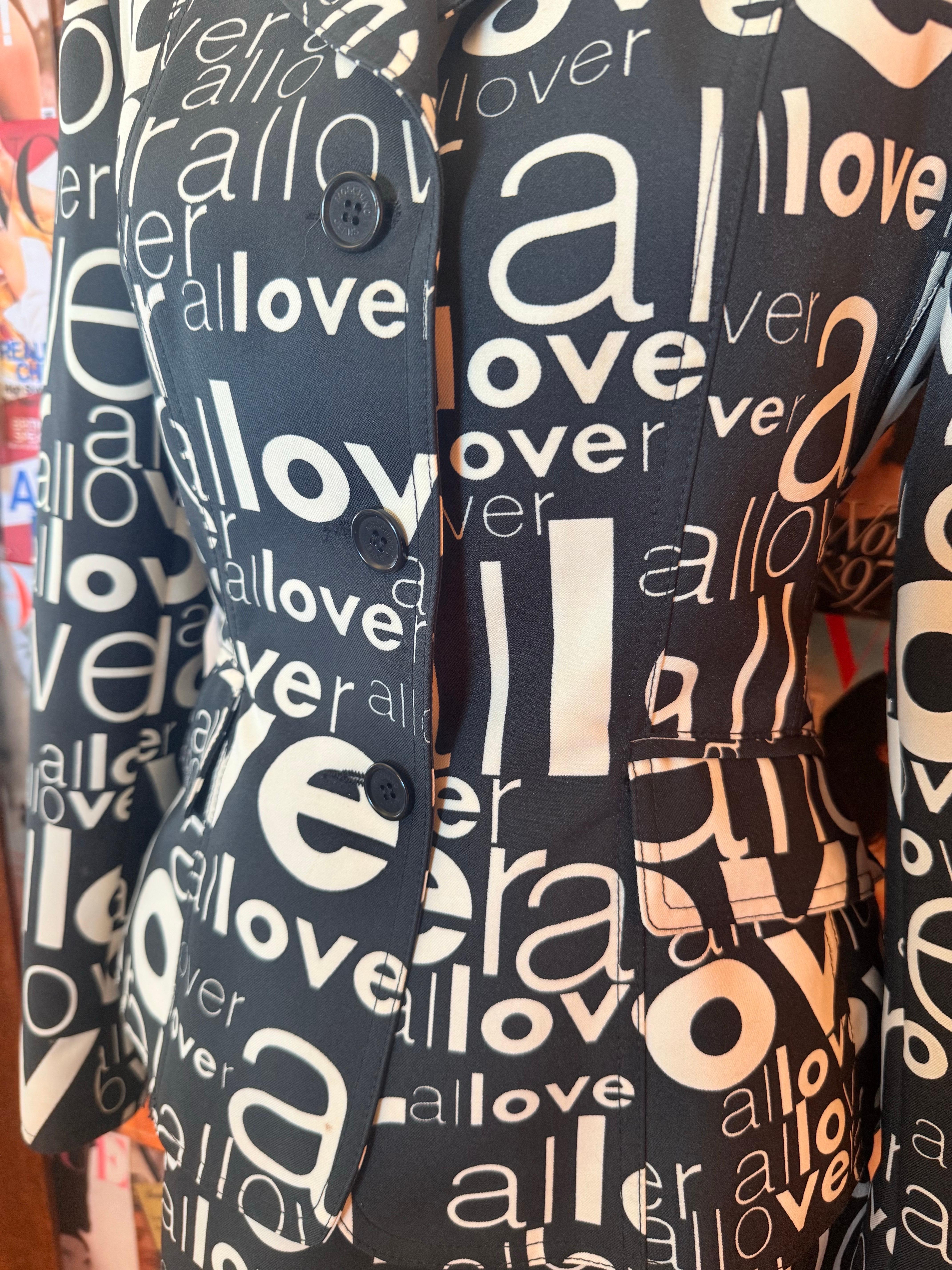 De las mujeres Precioso traje vintage de los años 90 de Moschino JEANS en venta